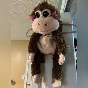 BACKPACK!!  Adorable Plush Monkey backpack